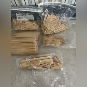 Wooden craft sticks